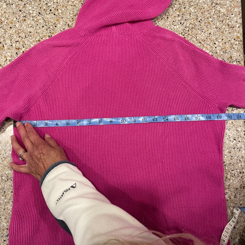Ralph Lauren Luxury Hoodie Womens M Fuchsia 100% Cotton - Picture 4 of 10